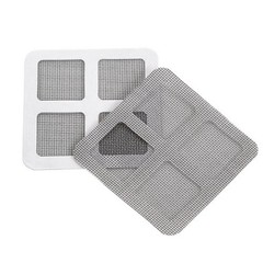 3Pcs Durable Window Sticker Screen Repair Patch for Home Door Grey Mesh