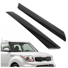 Windshield A-Pillar Trim Compatible with 2010-2013 Kia Soul Exterior Pair