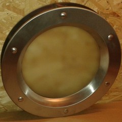 STAINLESS STEEL EXTERIOR DOOR PORTHOLES 350 mm (13,78”)