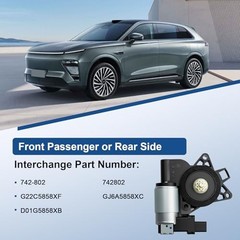 Front Passenger or Rear Side Power Window Lift Motor fit Front Passenger Side