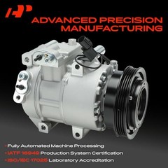 A/C Compressor with Clutch Compatible with Kia Rio 1.6L 2006-2011, Rio5 1.6L