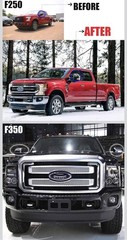 Super Duty Chrome Plated Mirror Covers Ultra Durable Top Half for 2008-2016 Ford