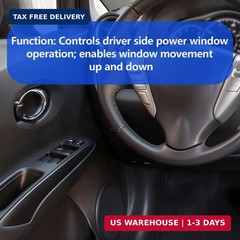 Power Window Switch Compatible with Nissan Versa 2012-2019 Part Number 254013AA1
