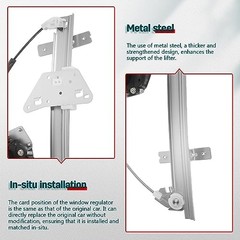 741-599 Power Window Regulator with Motor fit for Dodge Dakota for 2000