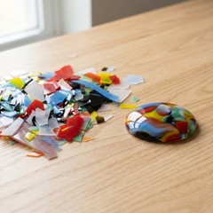 5 Bags Cut into Pieces Fusing Supplies DIY Stained Projects