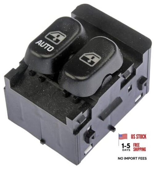 901-029 Front Driver Side Power Window Switch 2 Button Compatible with Select