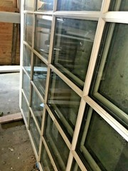 Norwood 24-Pane Window – Double Insulated Low-E – 59” Square – VA Local Pickup