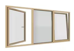Avora Triple Sash Tilt and Turn in Oak Malt 72″ x 48″