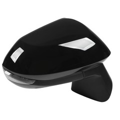 Power Heated Side Mirror With Turn Signal For E210 2020 Gloss Black