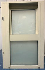 Window, Heavy Aluminum, 32″ x 20″ x 5″ Thick, Horizontal – Vertical installation