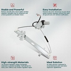 Power Window Regulator Front Left Driver Side fit for 2001-2005 for Honda