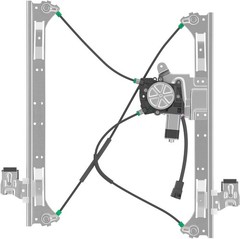 Front Driver Side Power Window Regulator with Motor (2 Pins) Fit for 2004-2007