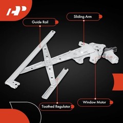 Power Window Regulator with Motor (6 Pins, with Express Up or Down)