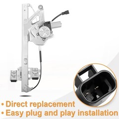 Power Window Regulator with Motor Replacement for 2000 Front Passenger Side