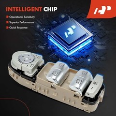 Front Left Driver Side Power Window Switch | Compatible with Mercedes-Benz
