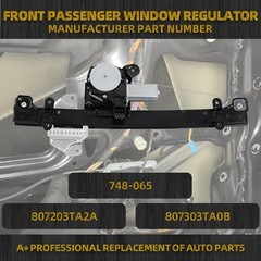 Front Right Window Regulator Compatible with Nissan Altima 13-18 | 6pins right