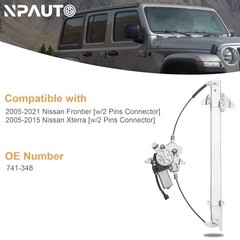 Front Left Driver Side Power Window Regulator with Motor Front Driver Side