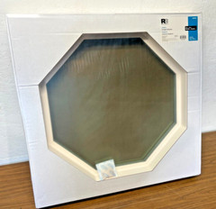 Reliabilit Vinyl Octagon Window 24” x 24” #4066703 White Model VOCT2424RB