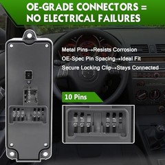 Front Left Driver Side Power Window Switch Compatible with Mazda 3 2004 2005