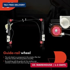 Power Window Regulator with Motor Replacement for Mini Cooper Front Driver