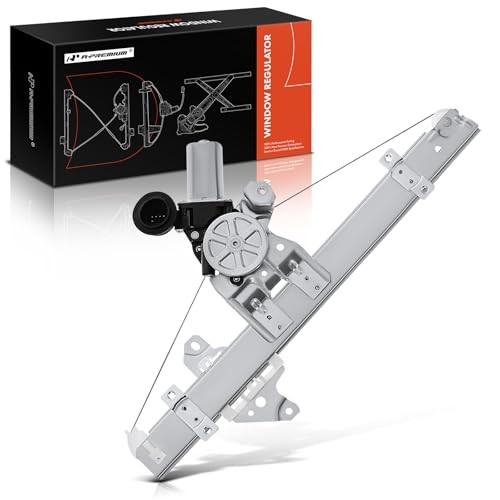 Front Right Passenger Side Power Window Regulator with 6-Pin Connector Motor