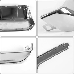 Tow Mirror Caps Replacement for 2020 2021 2022 2023 2024 2500HD 3500HD Chrome