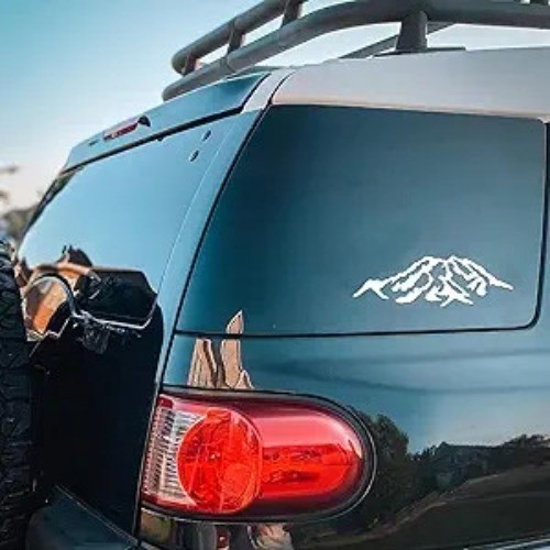 Denali Mountain Outdoor Decal Stickers for Cars, Trucks, Tumbler Color: Denali
