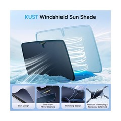 KUST Windshield Sun Shade for 2011–2016 Hyundai Elantra Window Accessories