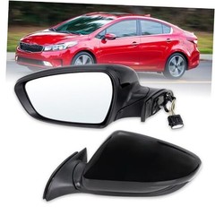 Left Driver Side Mirror Compatible with 2017 2018 Kia Forte with Manual L-5Pins