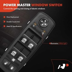 Master Power Window Switch Compatible with Chrysler Pacifica 2017 2018 2019