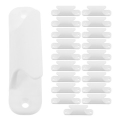 Durable White Plastic Sliding Door Pull Handles for Furniture and Cabinets