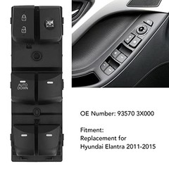 Door Window Power Switch, Left Driver Master Door Window Switch 93570 3X000