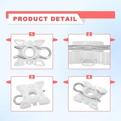 Window Regulator Sliding Pivot Clips, Compatible with 318i 323i 325i 328i 525i