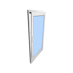 Elite Avora 24″ x 60″ Tilt and Turn in White Right