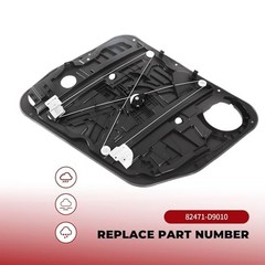 Power Window Regulator with Panel Without Motor Front Left Driver Side