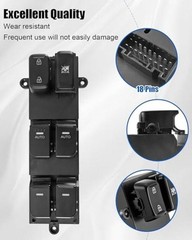 Power Window Switch Replace 93570-2T030 Fit for Kia Optima 2011-2013, 18 Pin