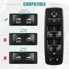 Front Left Driver Side Master Power Window Switch Fit for Chrysler Pacifica