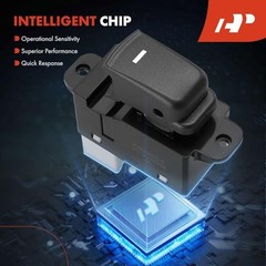 Power Window Switch Compatible with Hyundai Sonata 2008 2009 2010, Rear Side,