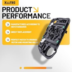 Power Window Regulator with Panel without Motor Compatible Front Driver Side