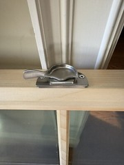 Marvin Ultimate Double Hung – Bare Sash Window – Satin Nickel Sash Lock