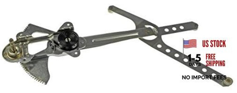 749-075 Front Driver Side Manual Window Regulator (Regulator Only) Compatible