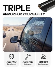 IAQWE 20% VLT Ceramic Car Window Tint Film 20 in x 10 ft Roll | High Heat Rej…