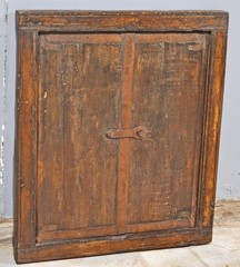 Antique Wooden Wall Décor Window Panel Frame Original Old Hand Crafted