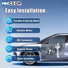 Rear Right Passenger Side Power Window Regulator with Motor Compatible with