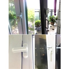 4X UPVC Window Door Safety Security Restrictor Sash Jammer Latch Lock White 2025