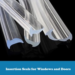 PVC Window & Door Wedge Gasket Seal Double Glazing Rubber Repair Draught Seal