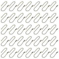50Pcs Reusable Bronze Iron Ball Chain for Jewelry Making and Keychain DIY