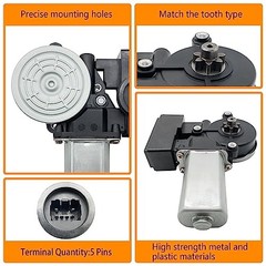 5 pins Power Window Motor Compatible with Lexus ES300, ES330 LS430 Sedan Front