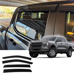 Vesul Compatible with Ford Ranger 2024-2026 SuperCrew [OEM Style] Rain Guard …