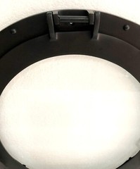 Vintage Aluminum Porthole Glass Frame Window Black Finish Cabin Porthole ~Window